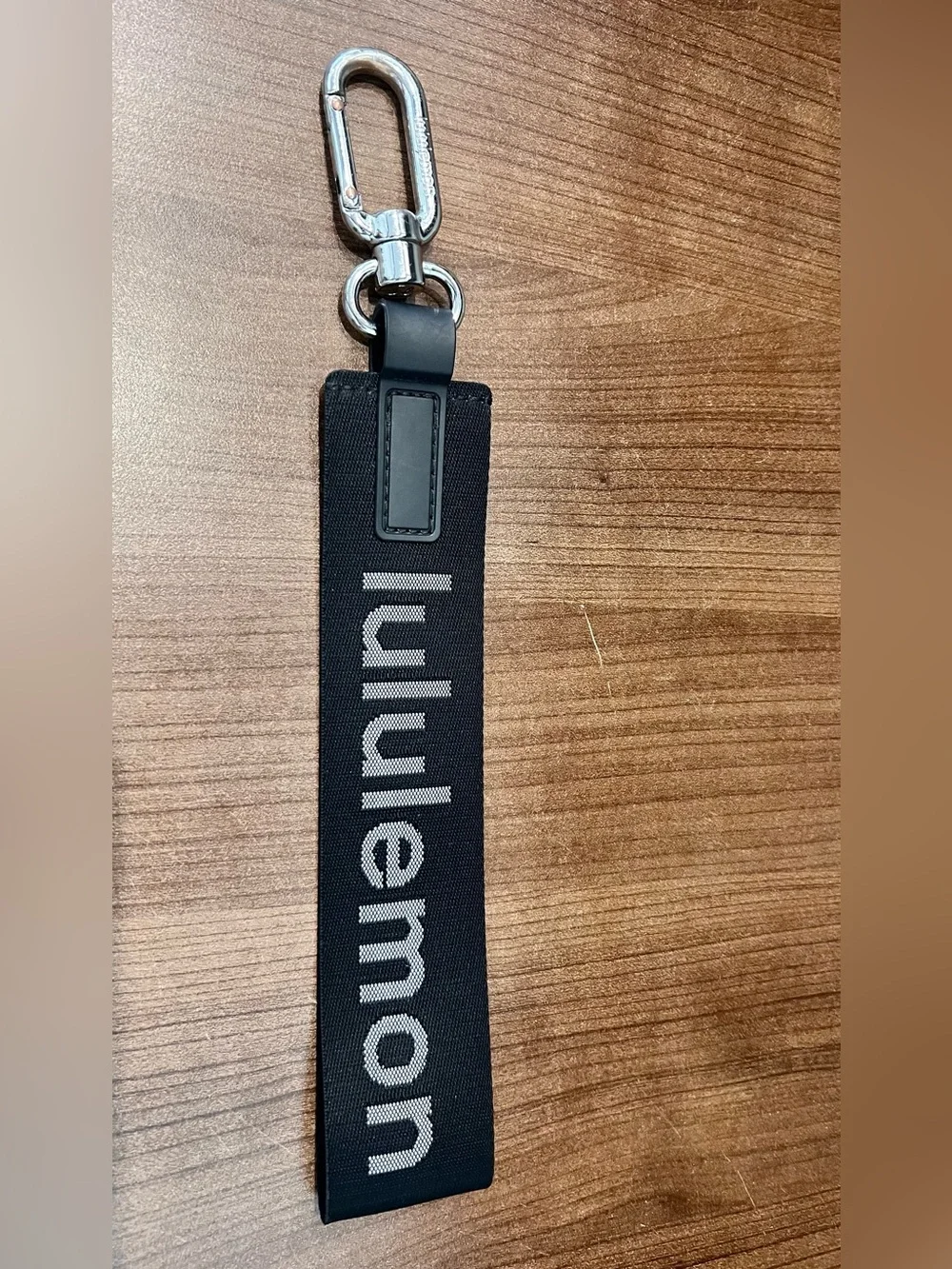 Lululemon Black logo Key Strap